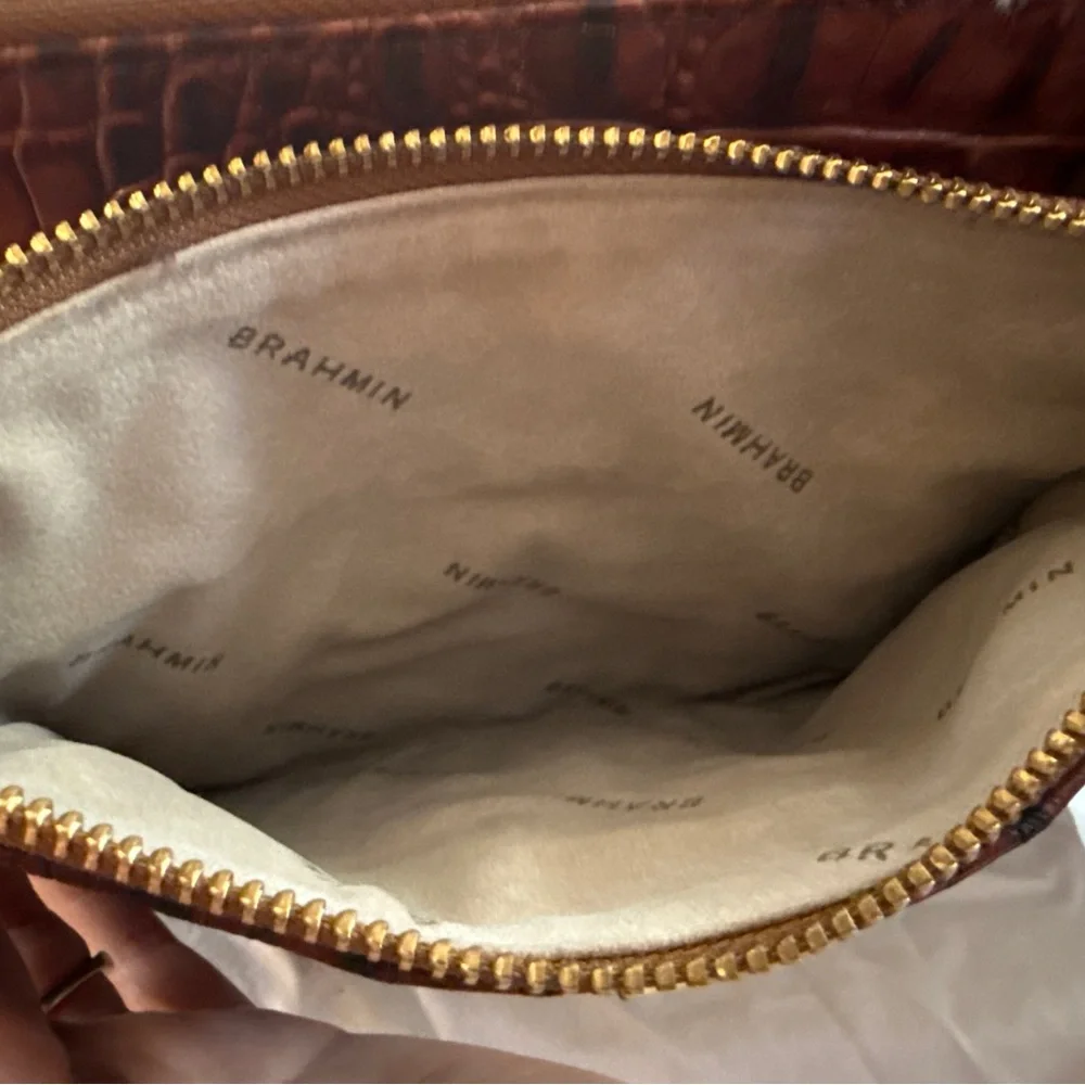 NEW! Brahmin Crossbody Bag in Mojito Pecan Melbourne - Picture 5 of 9